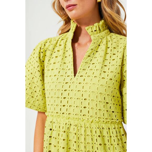 Tuckernuck Lime Eyelet Dress - Picture 5 of 10